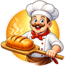 baecker mit Brot
